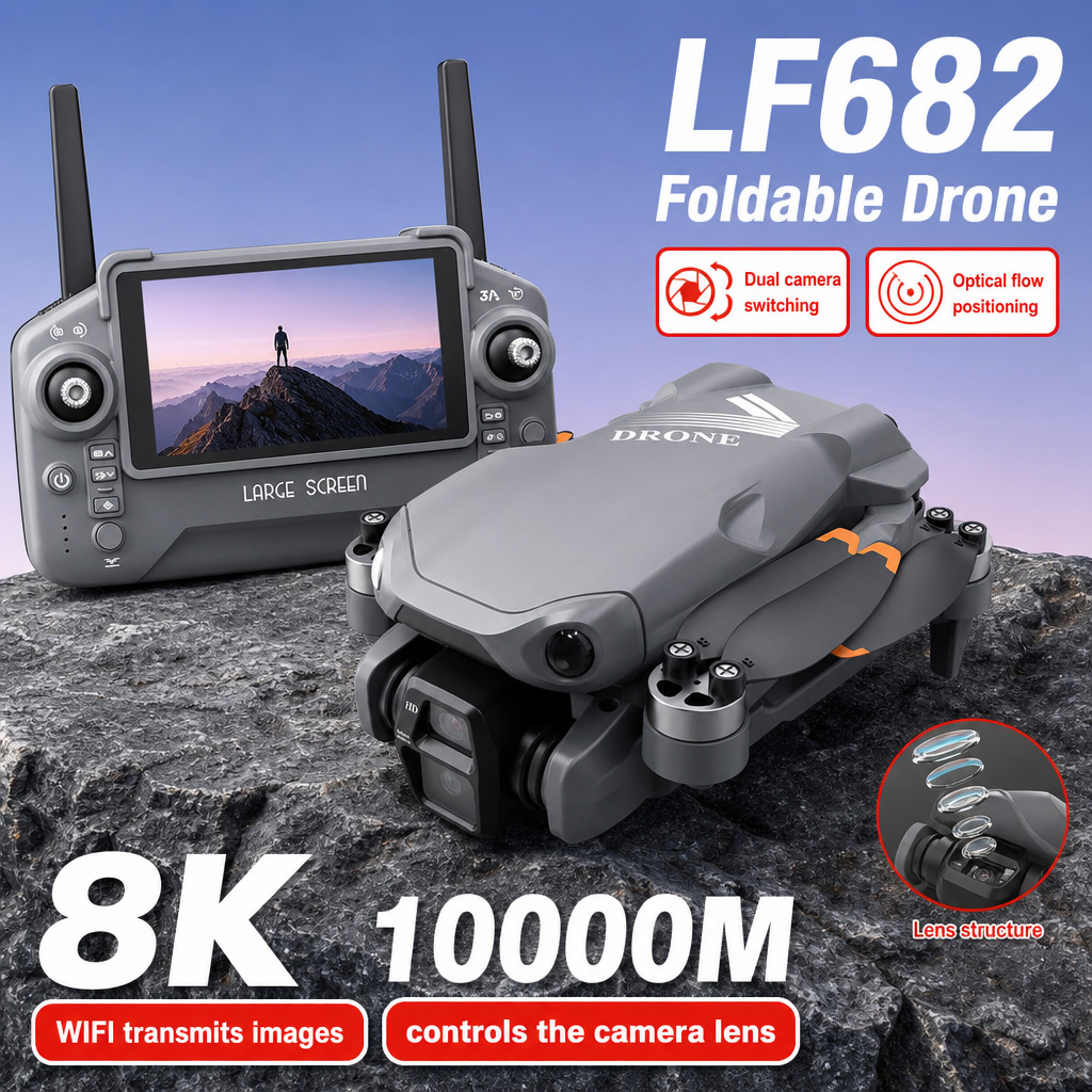 Drone Camera Hd - Aerial Photo LF682 Drone 8K HD