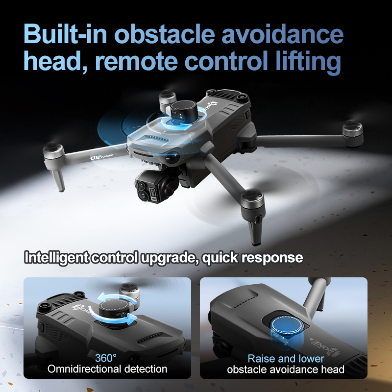 8K 3 Axis Gimbal Brushless 7.2 - Drone Camera Night Vision recension och pris