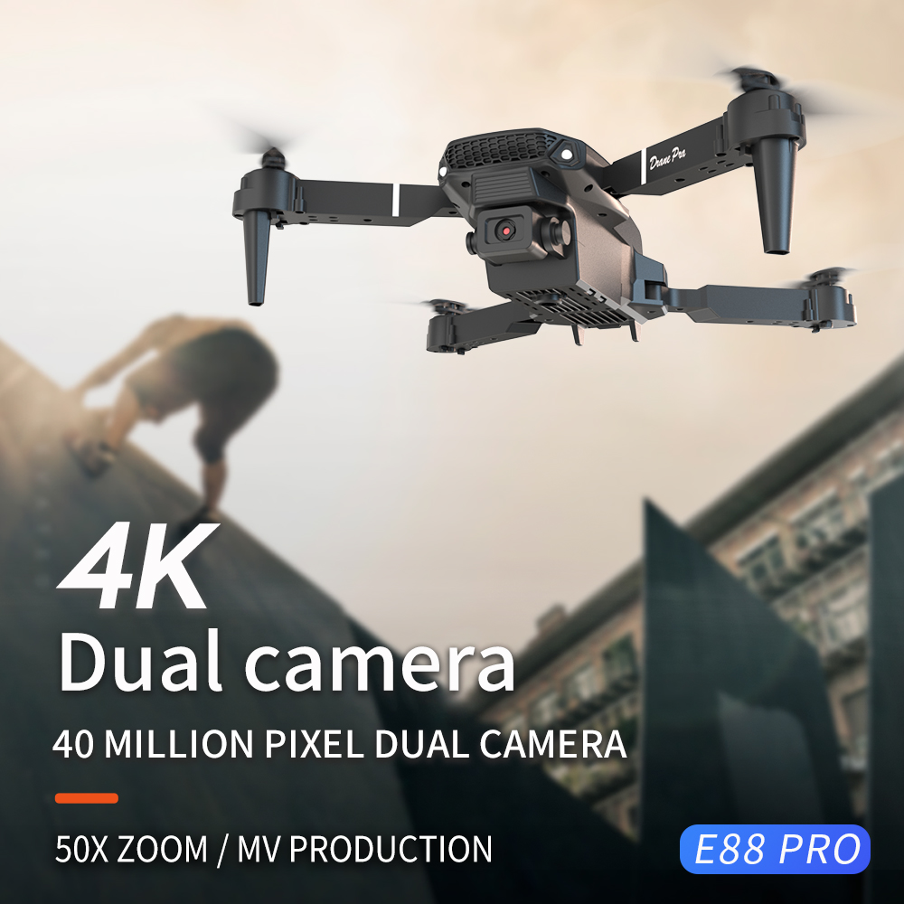 2026 NEW E88 Professional HD 4 - Drone Camera Wide Angle recension och pris