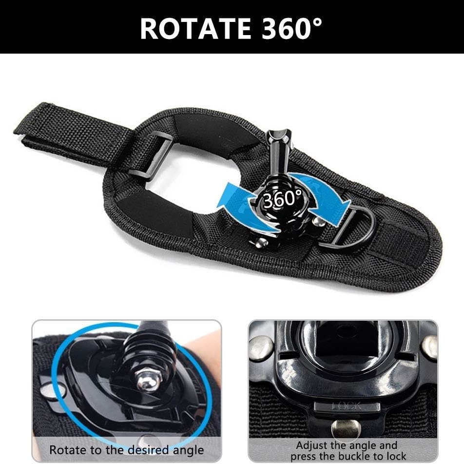 360° Rotation Glove Wrist Stra - Drone Camera Action recension och pris