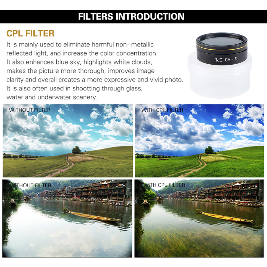 Drone Filter For Phantom 4 Pro - Drone Camera Filter recension och pris