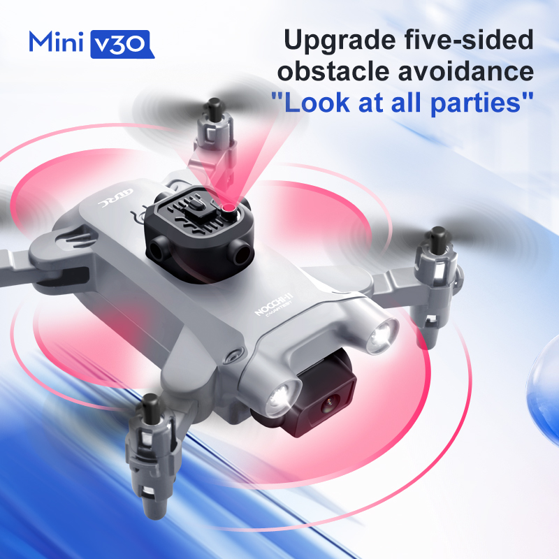Mini V30 WiFi FPV Drone With 4 - Drone Camera Night Vision recension och pris