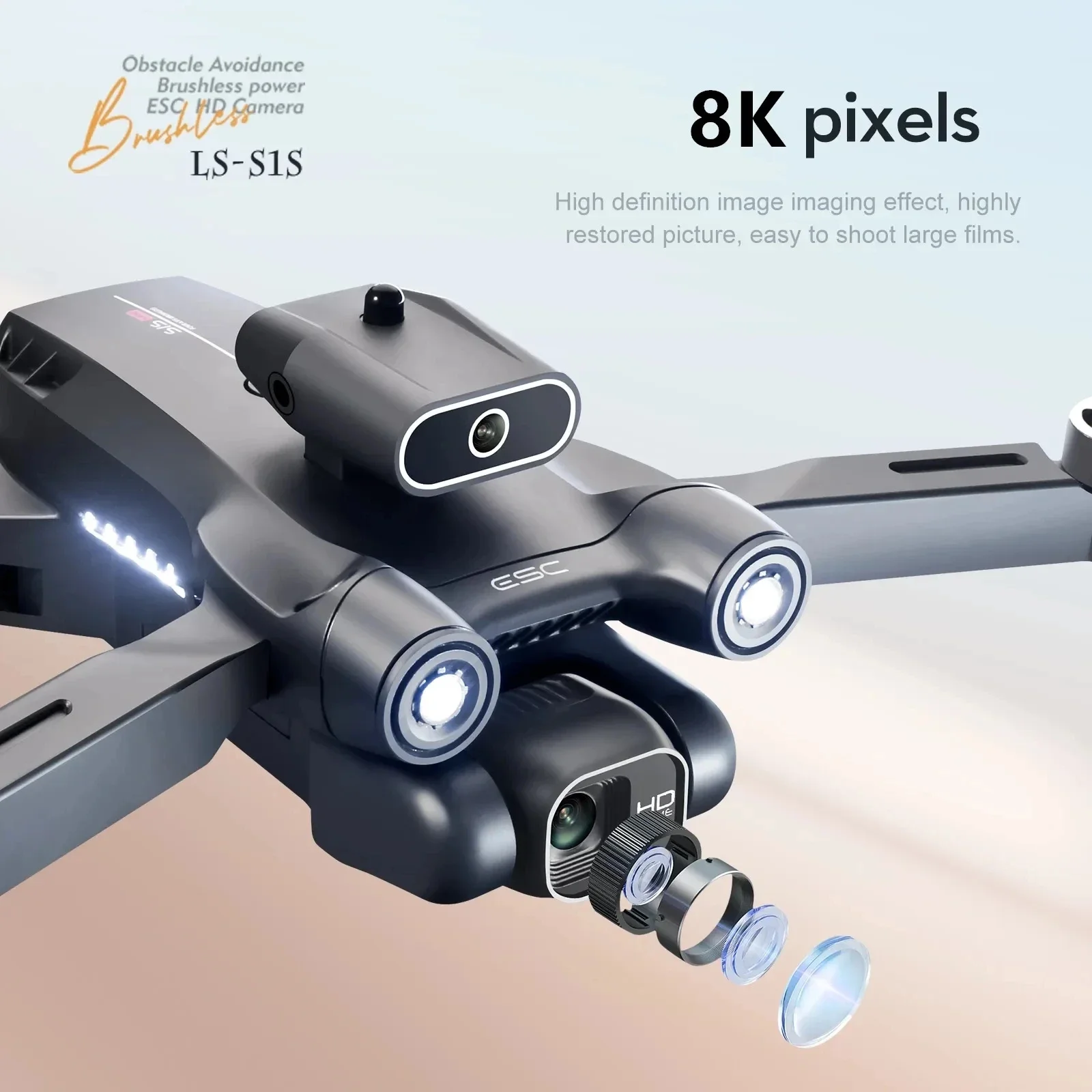 New S1S 5G GPS Drone Camera 8K - Drone Camera Hd recension och pris