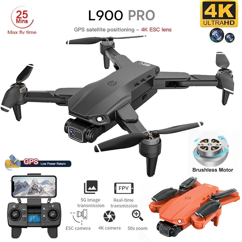 L900 Pro GPS Drone 4K Professi - Drone Camera Hd recension och pris