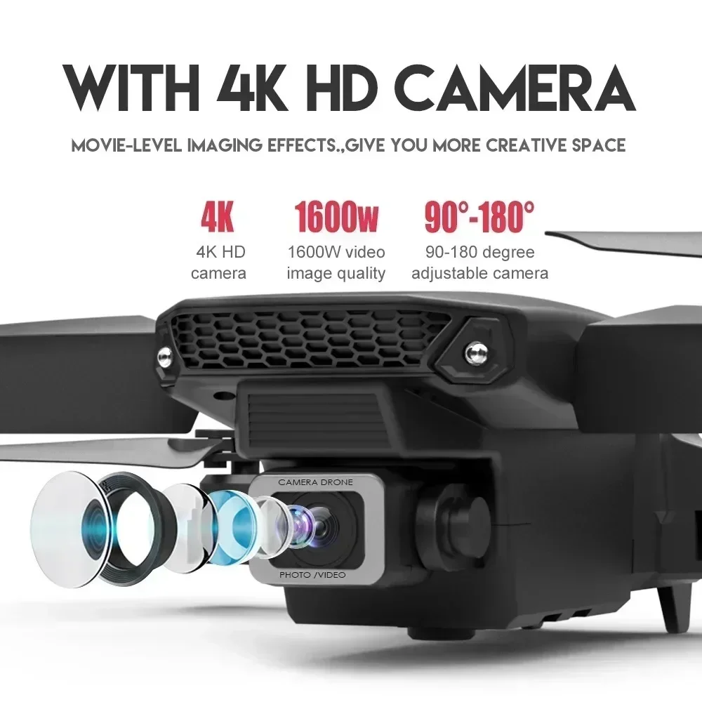 E88 Pro WIFI FPV Drone Wide An - Drone Camera Wide Angle recension och pris