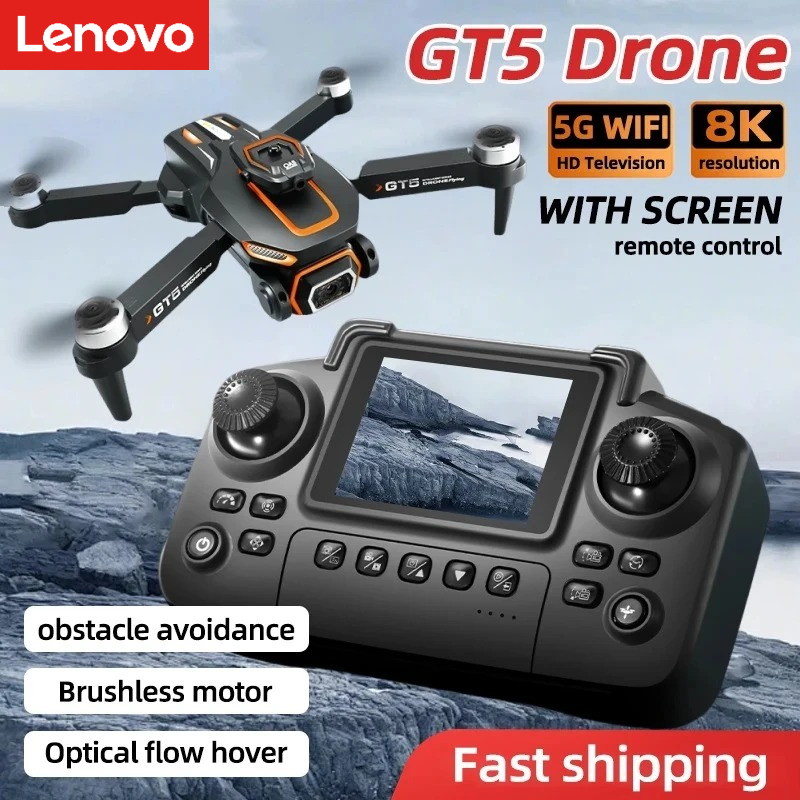 Lenovo GT5 Mini Drone 4K HD du - Drone Camera Wide Angle recension och pris