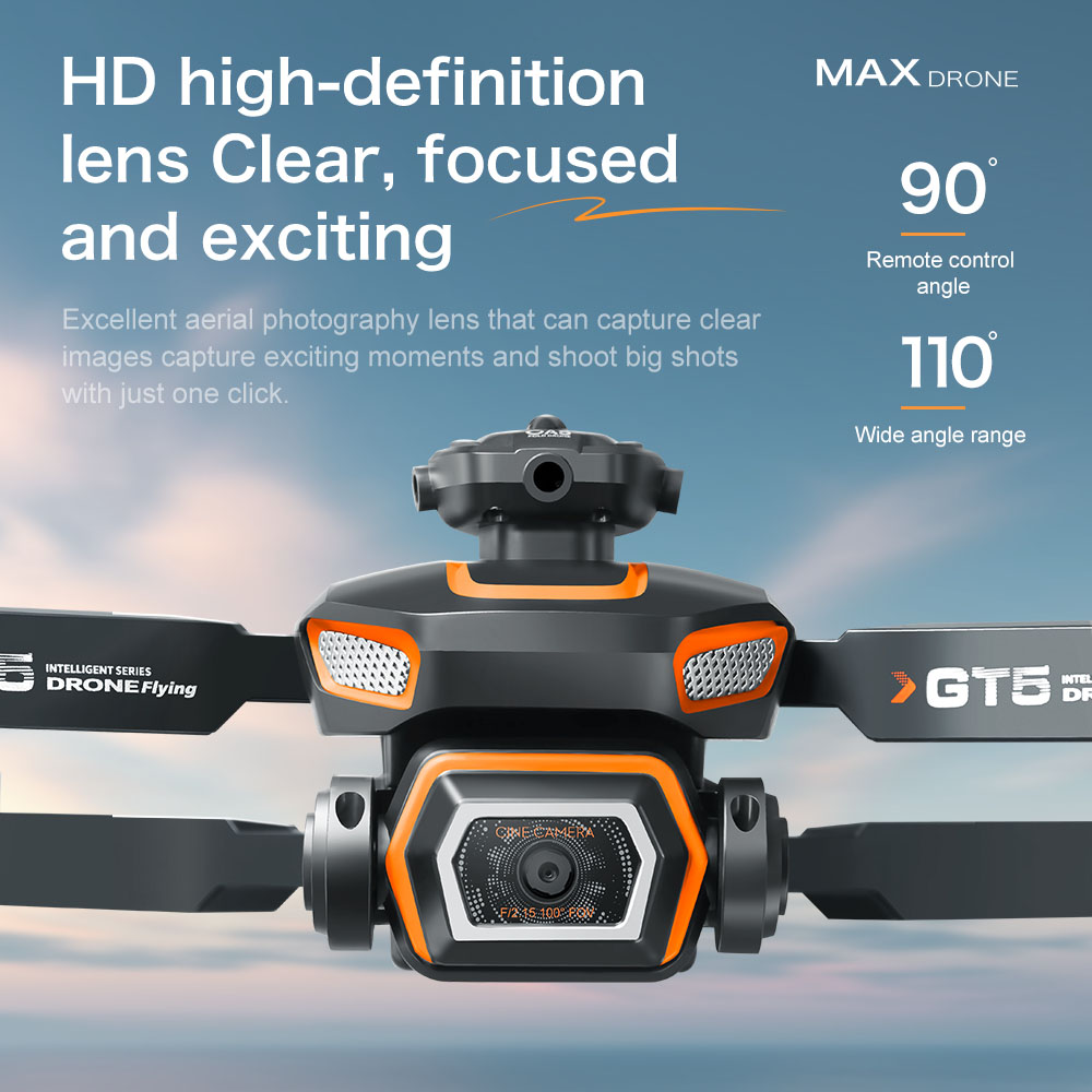 Lenovo GT5 Mini Drone 4K HD du - Drone Camera Wide Angle recension och pris