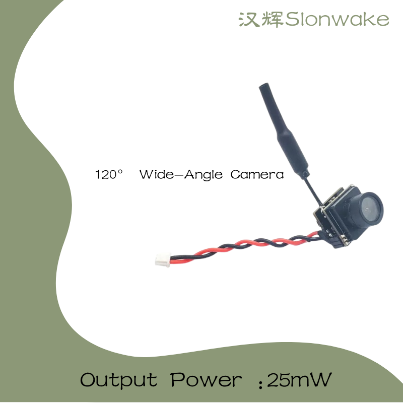 Slonwake 5.8G 48CH 25mW FPV VT - Drone Camera Wide Angle recension och pris