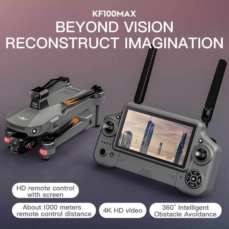 KF100 MAX GPS Drone 4K Camera  - Drone Camera With Gimbal recension och pris
