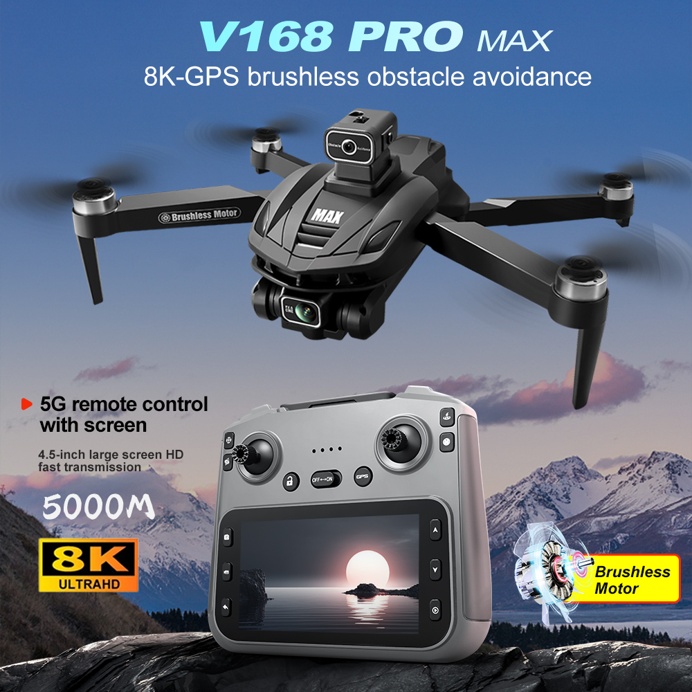 V168 PRO Max GPS Drone 8K Prof - Drone Camera Hd recension och pris
