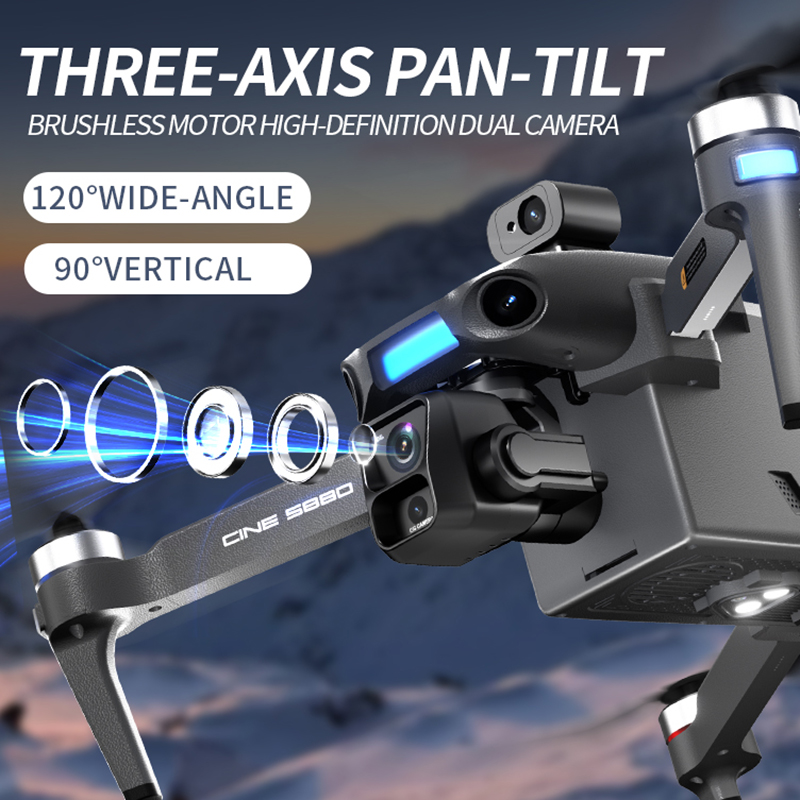 2026 New 8K Dual Camera Drone  - Drone Camera Lens recension och pris