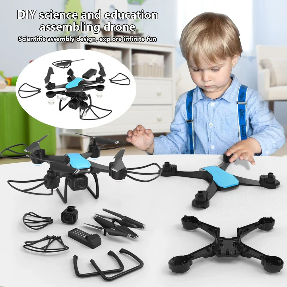 JJRC H108 DIY Teaching Assembl - Drone Camera 4K recension och pris