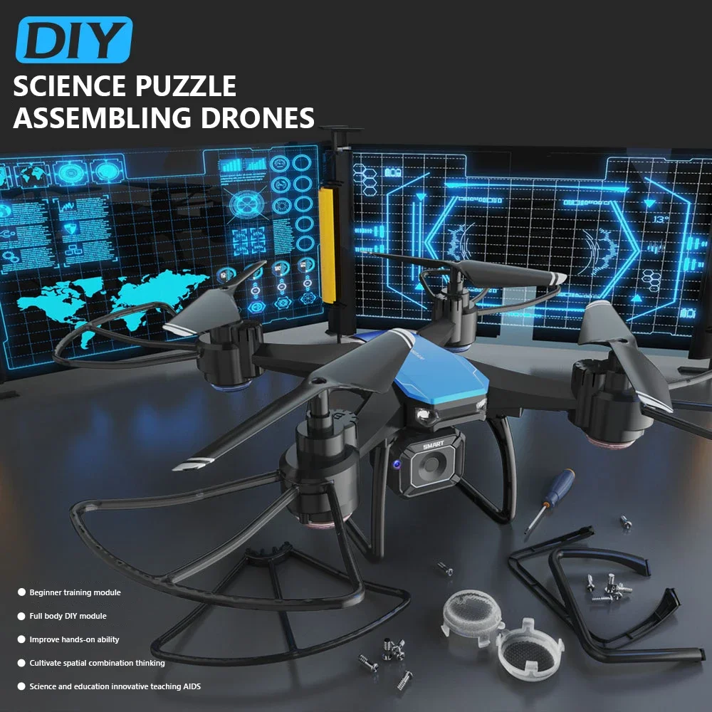 JJRC H108 DIY Teaching Assembl - Drone Camera 4K recension och pris
