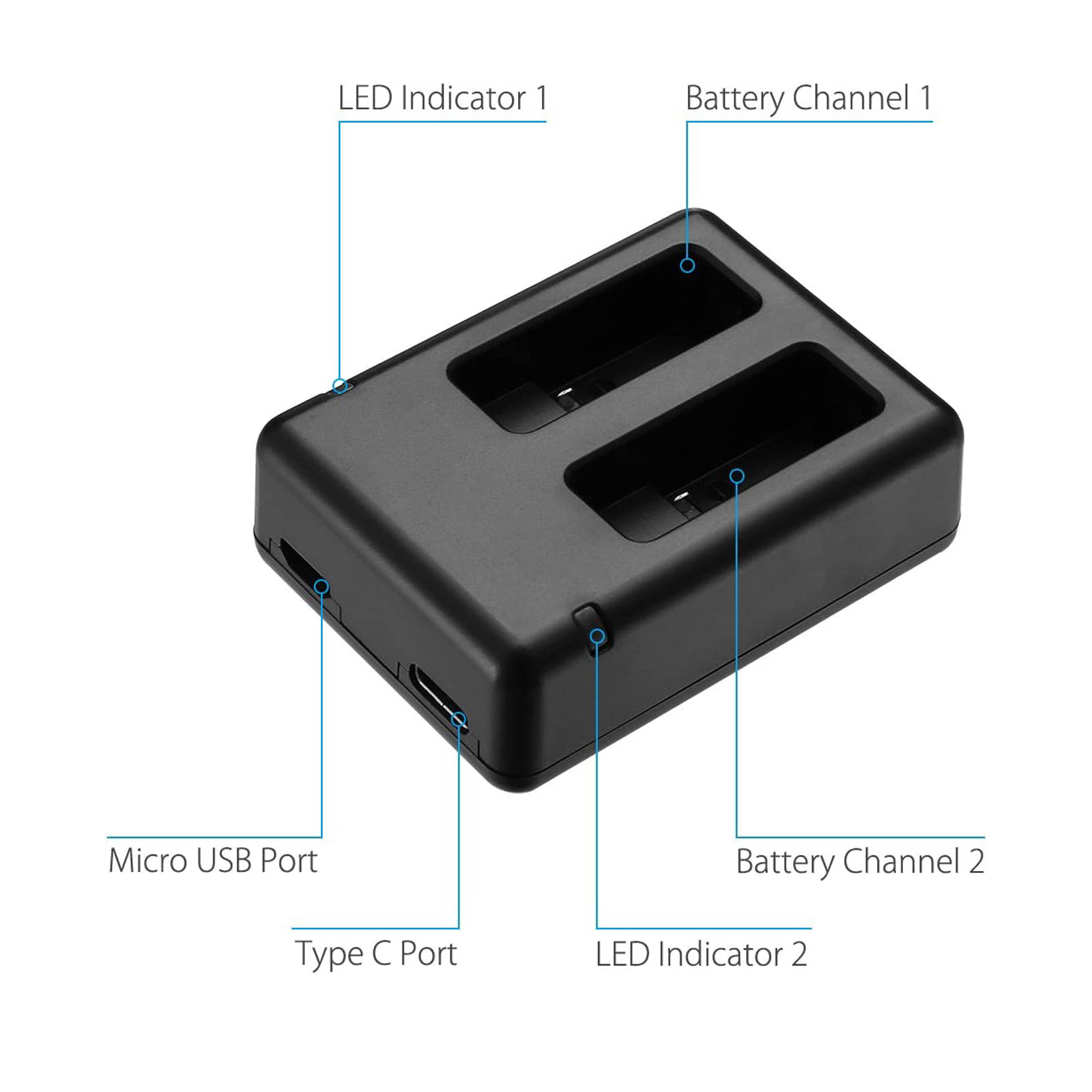 Suitable for GOPRO Hero 5 Char - Drone Camera Action recension och pris