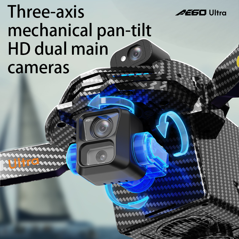 AE60 GPS Drone Professional 8K - Drone Camera With Gimbal recension och pris