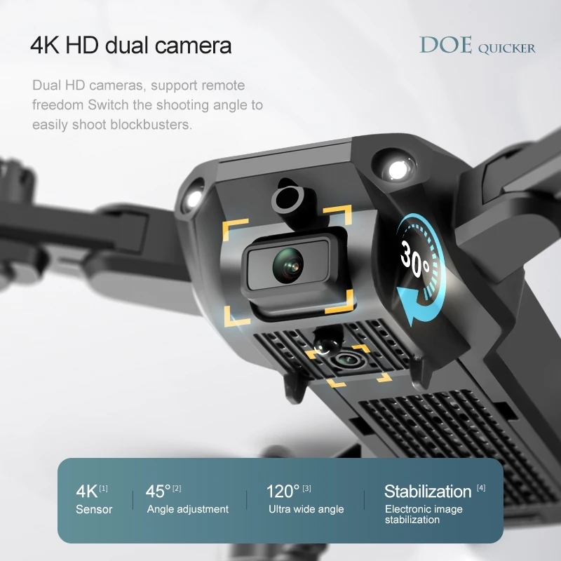 New 4DRC V23 Mini Drone 4K Pro - Drone Camera Wide Angle recension och pris