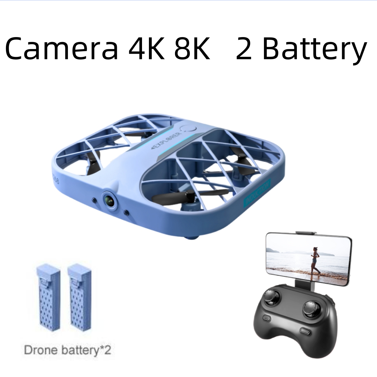 JJRC H107 FPV RC Drone with 2  - Drone Camera Hd recension och pris